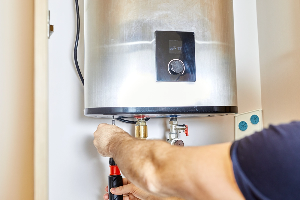 no hot water in house
