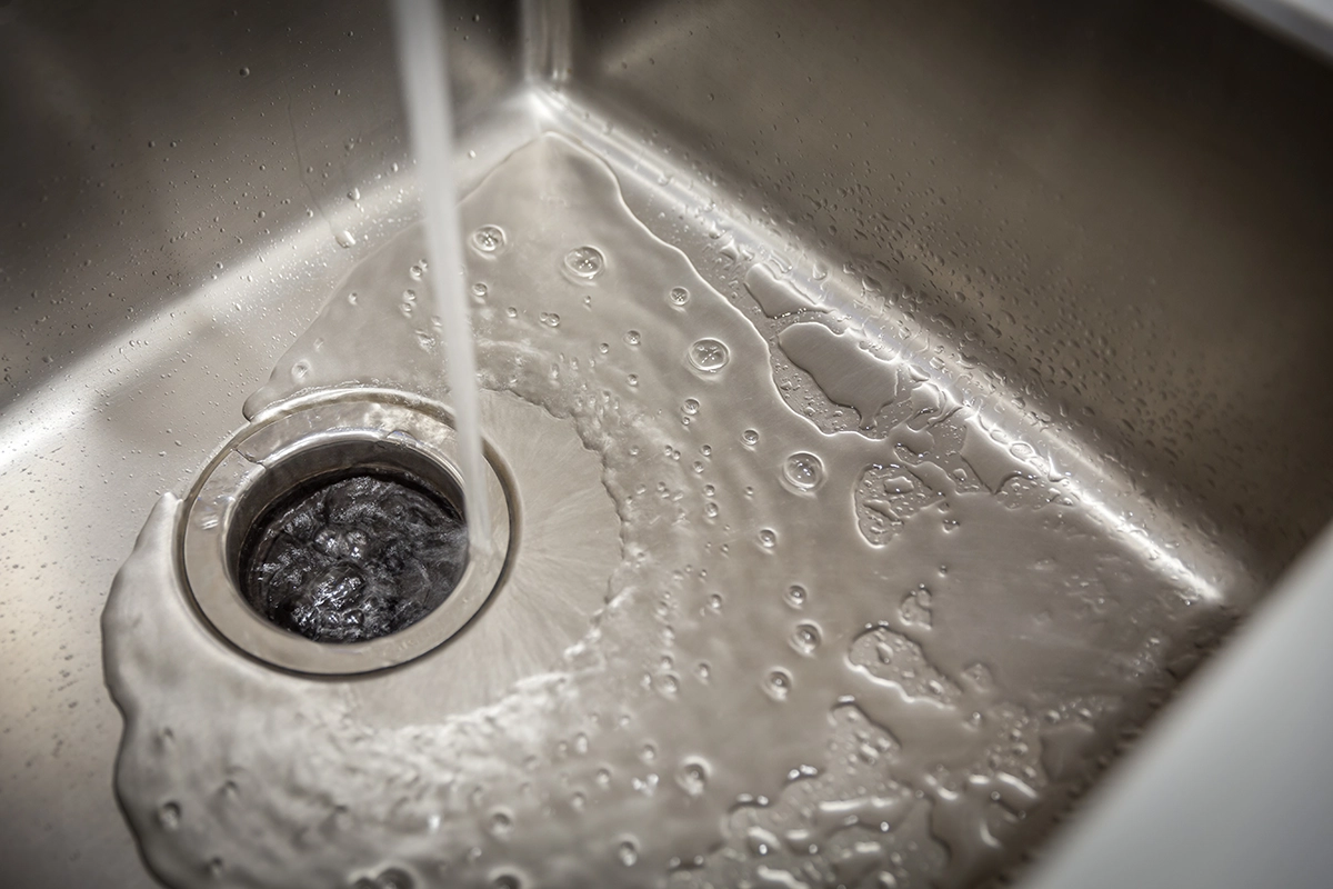 clogged garbage disposal