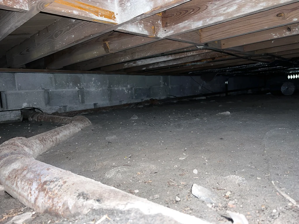 water in crawl space