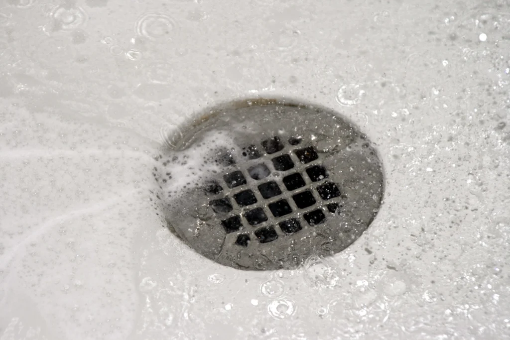 shower drain size
